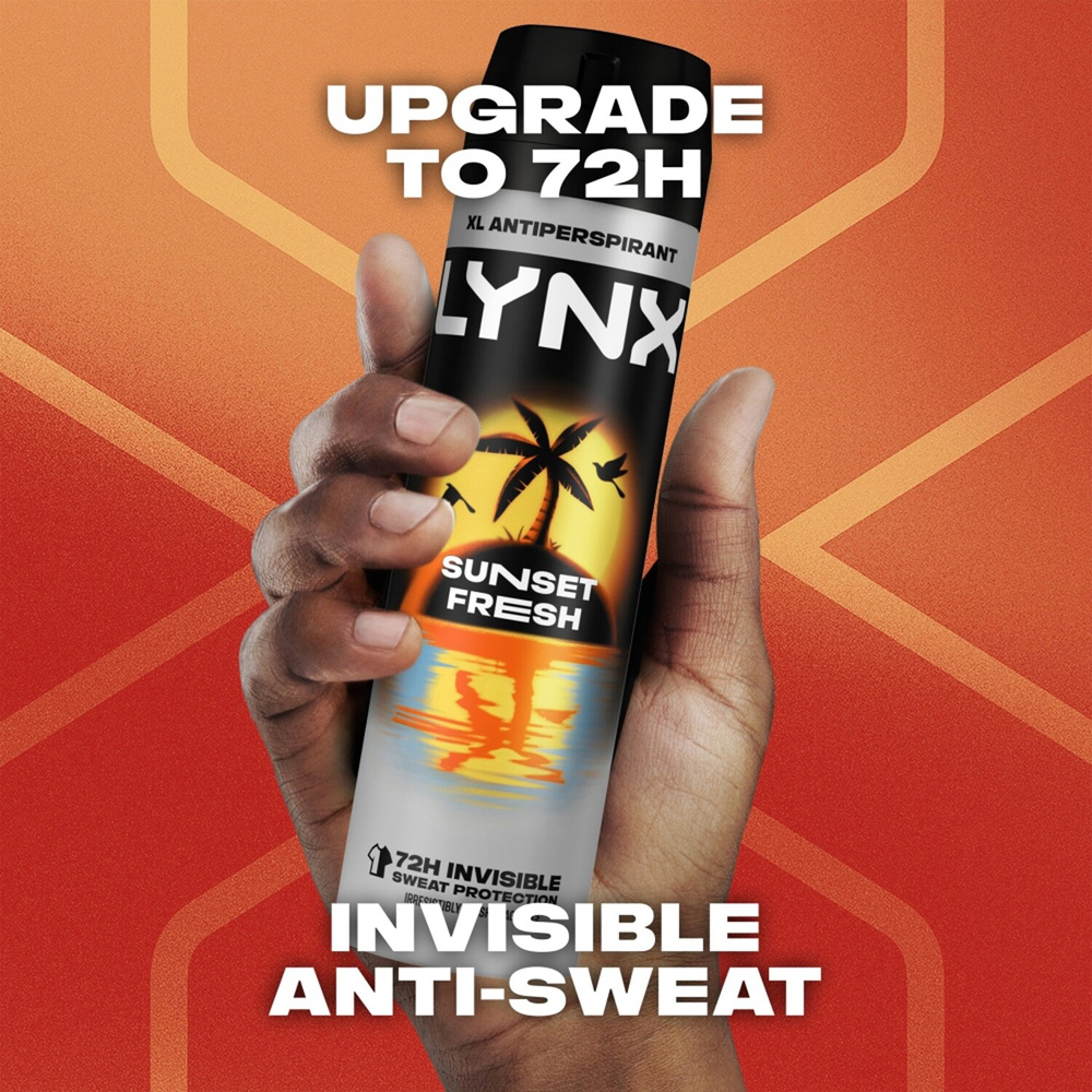 Lynx Anti Perspirant Deodorant Spray 200ml Sunset Fresh Image 7