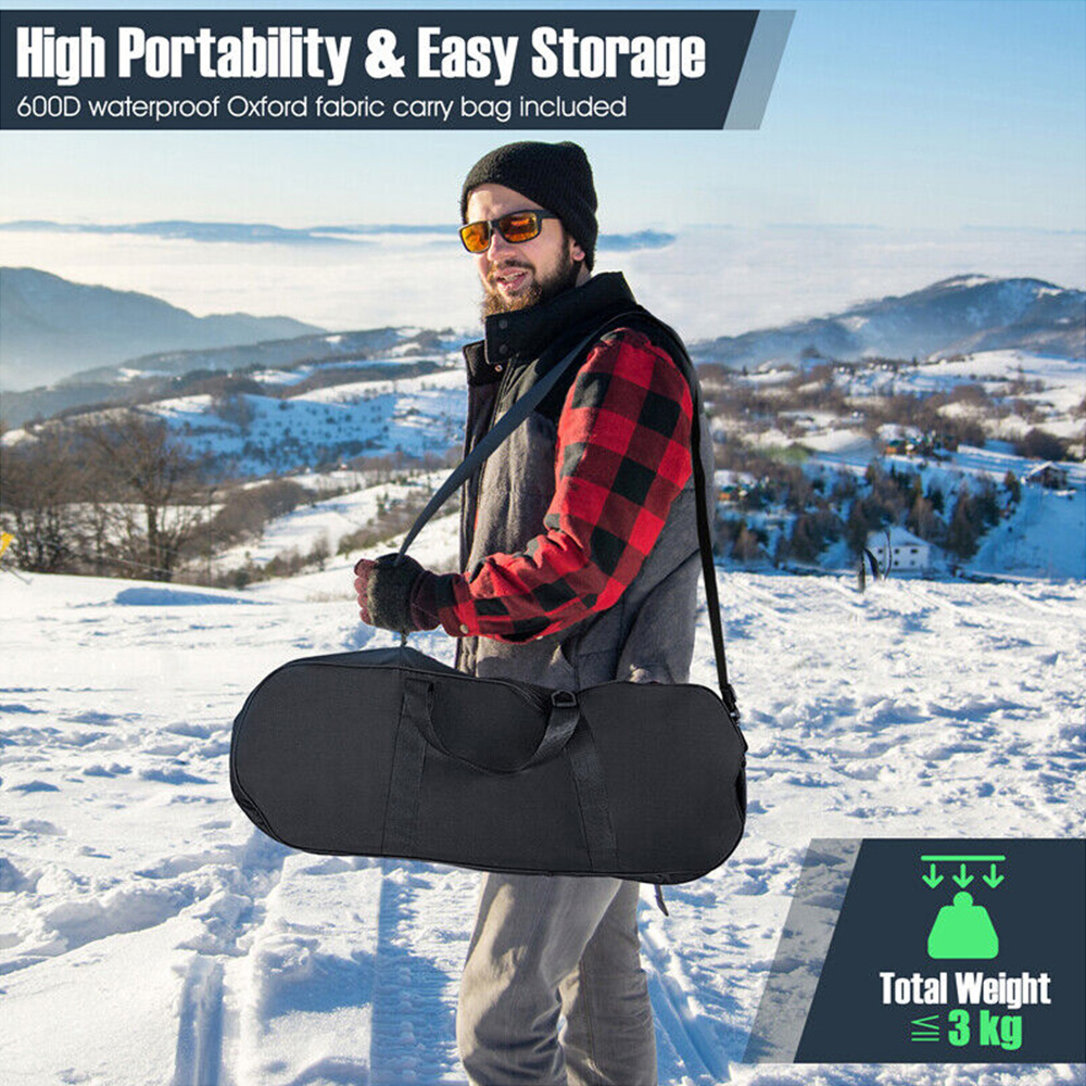 Costway 4 in 1 Lightweight Terrain Snowshoes 25 inch Image 6