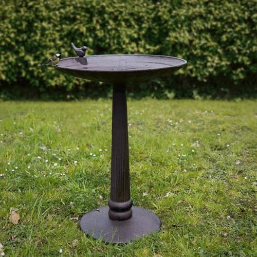 Fallen Fruits Extra Large Cast Iron Bird Bath on Foot Image 2