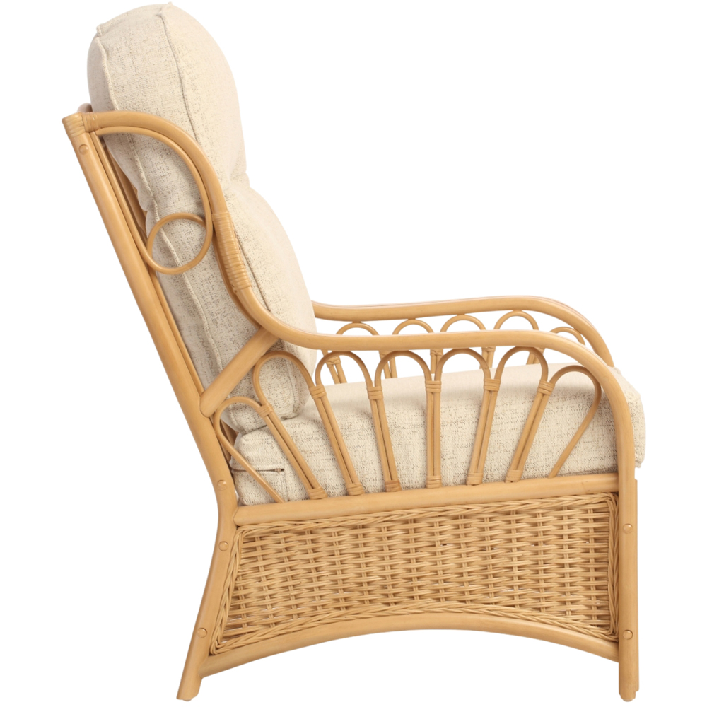 Desser Furniture Vale Light Oak Athena Plain Armchair Image 4