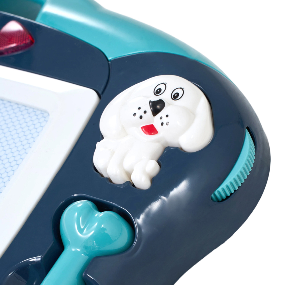 H&O Direct Kids Blue Interactive Magnetic Drawing Board with Music and Lights Image 5
