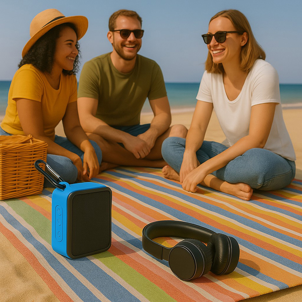 Maplin Blue Waterproof Bluetooth Speaker Image 2