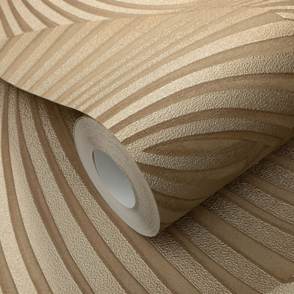 Erismann Twill Gold Vinyl Wallpaper Image 3