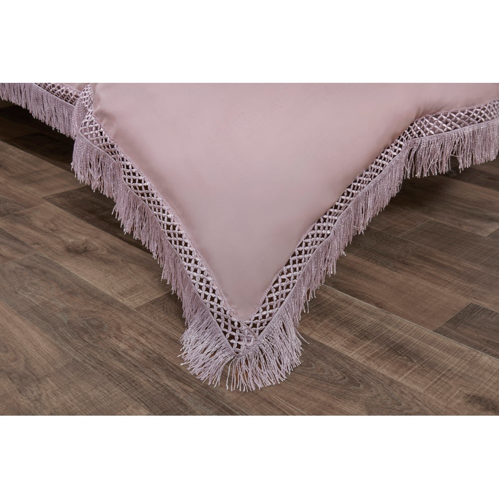 Rapport Home Tia Trellis Double Blush Duvet Set Image 2