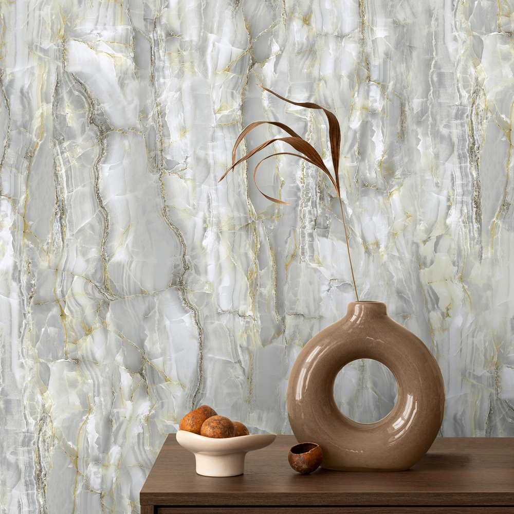 Rasch Wallpaper Chiara Powder Blue Wallpaper Image 3