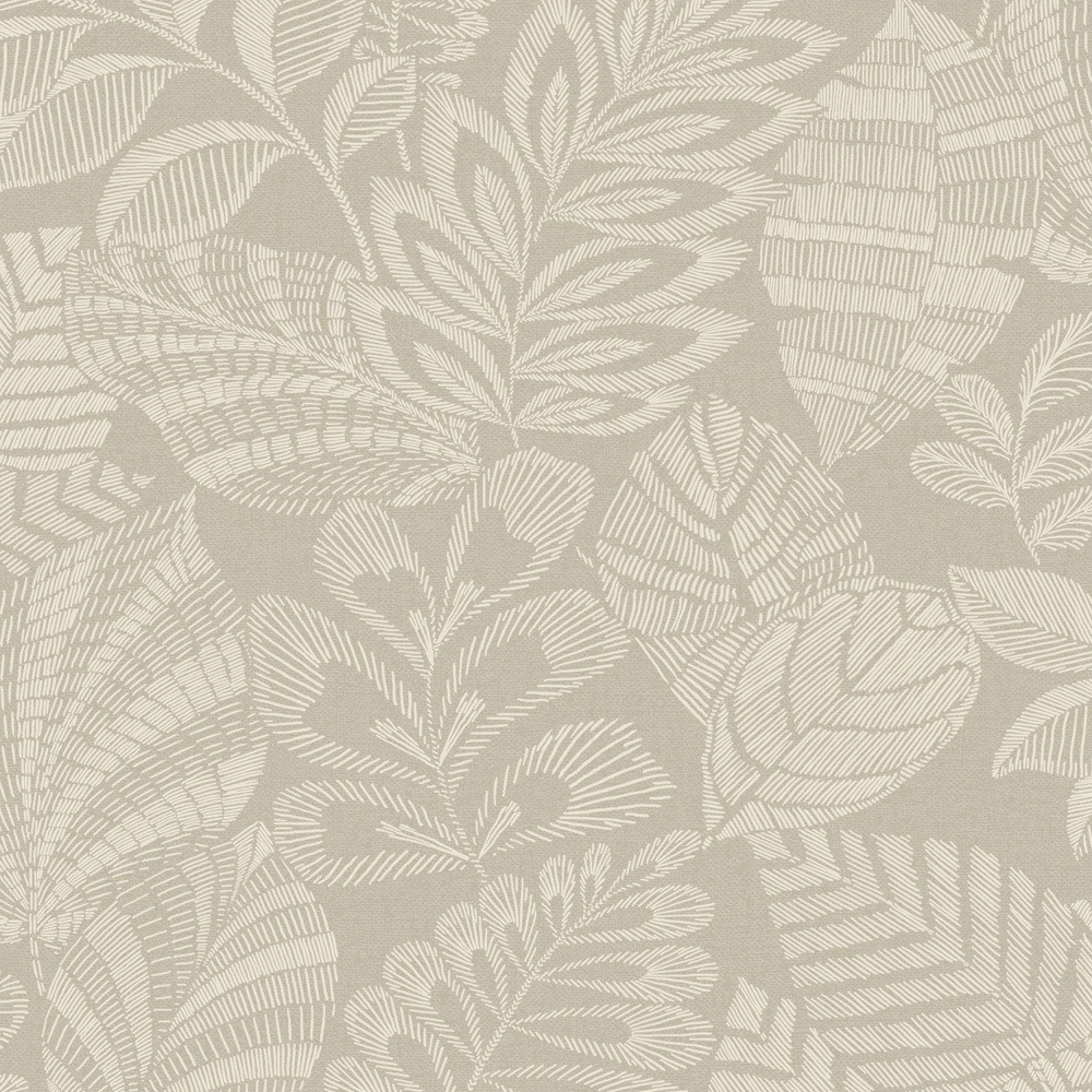 Grandeco Madou Neutral Wallpaper Image 1