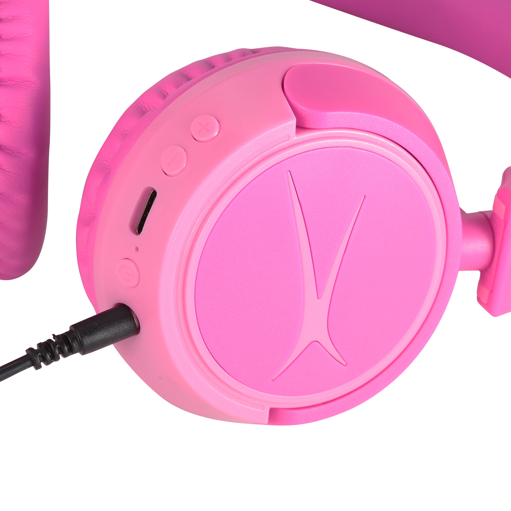AVF Altec Lansing 2 in 1 Kids Princess Pink Wireless Headphones Image 5