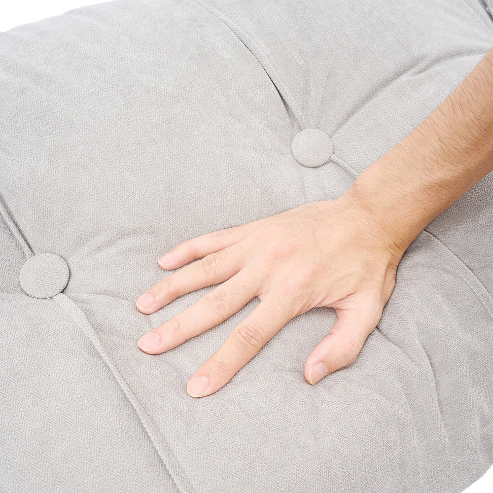 Living and Home Light Grey Chenille Headboard Pillow 60 x 150cm Image 5