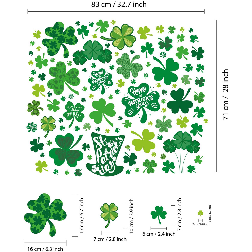 Walplus St Patrick Day's Window Clings Image 8