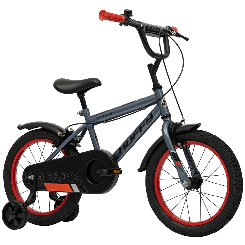 Huffy Pro Thunder 21805W Charcoal Grey Single Speed 16 inch Kids Bike Image 3