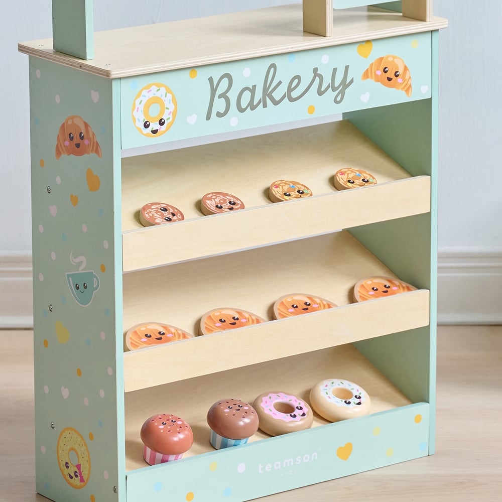Teamson Kids Jolly Pals Mint Bakery Stand Play Set Image 5