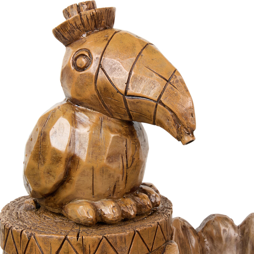 Tiki Stacks Outdoor Water Feature Brown Image 4