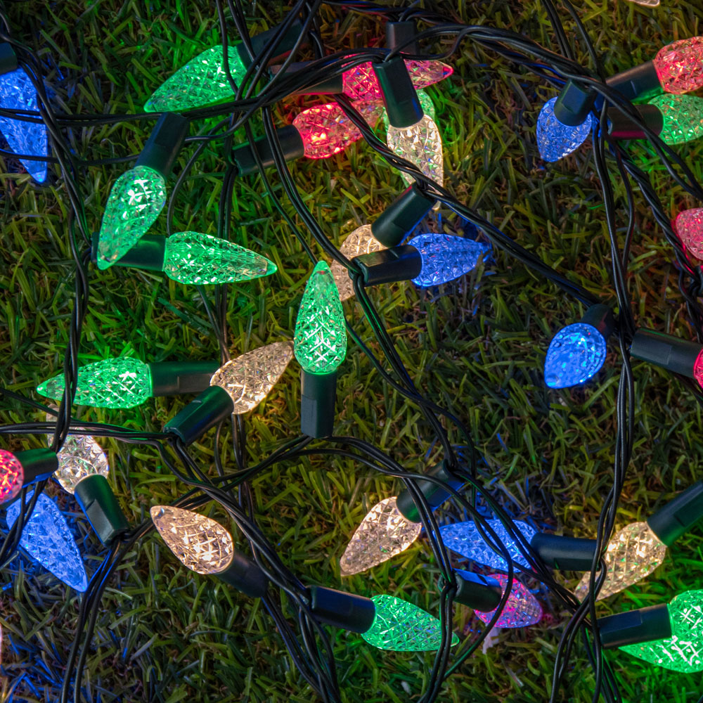 Samuel Alexander 150 Multicoloured LED Multi-Action Pinecone Christmas Lights 7.5m Image 7
