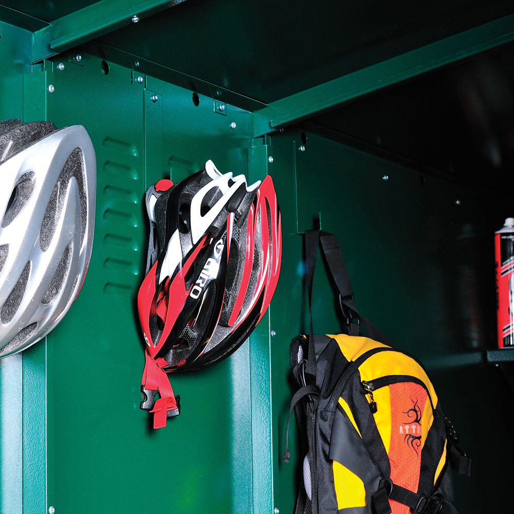 Asgard Centurion 5 x 9ft Double Door Green High Security Bike Shed Image 7