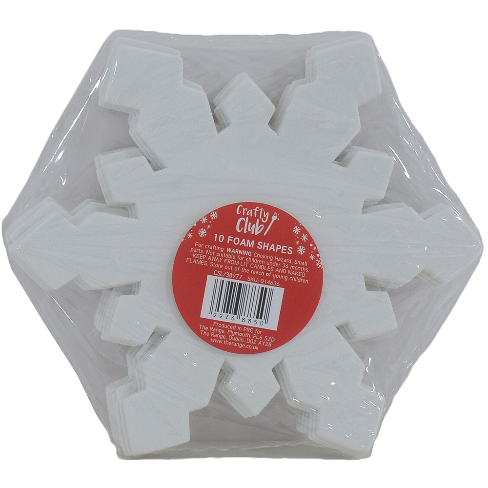 Pack of Ten Crafty Club Christmas Foam Shapes Image 5