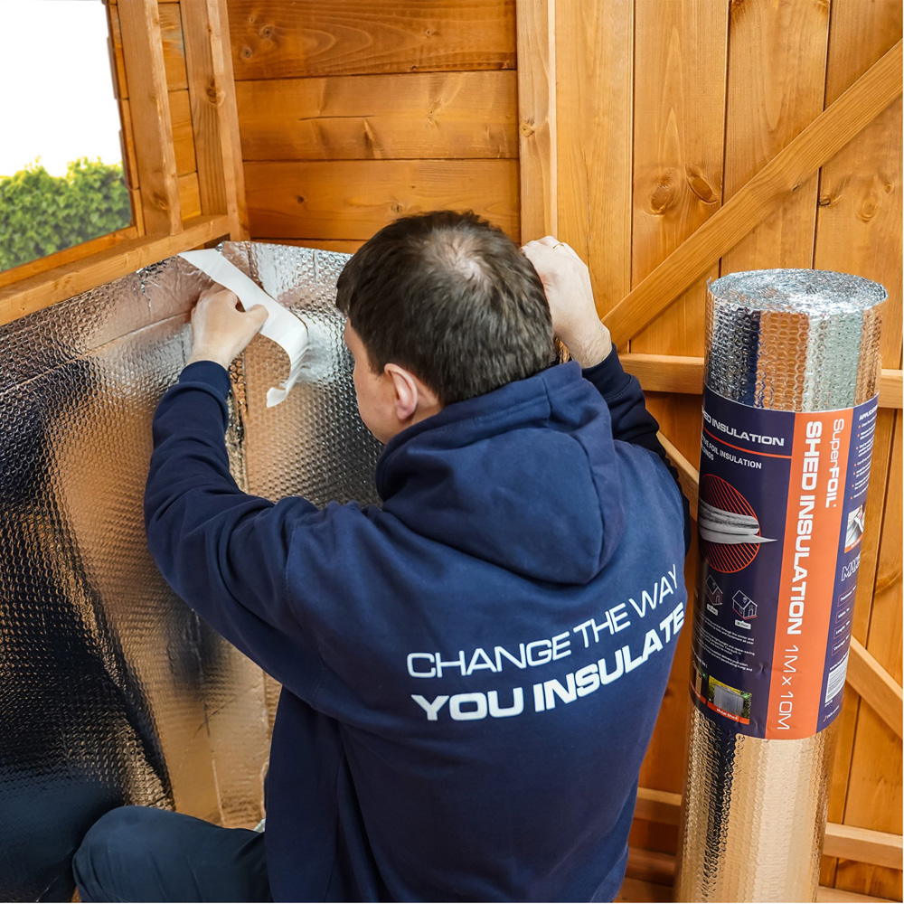 SuperFOIL 1 x 10m Self-Adhesive Shed Insulation Image 7