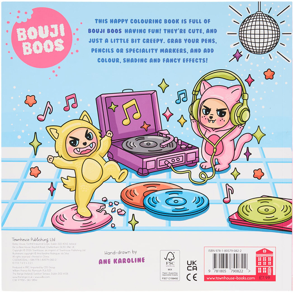 Bouji Boos Cute Chaos Colouring Book Image 3