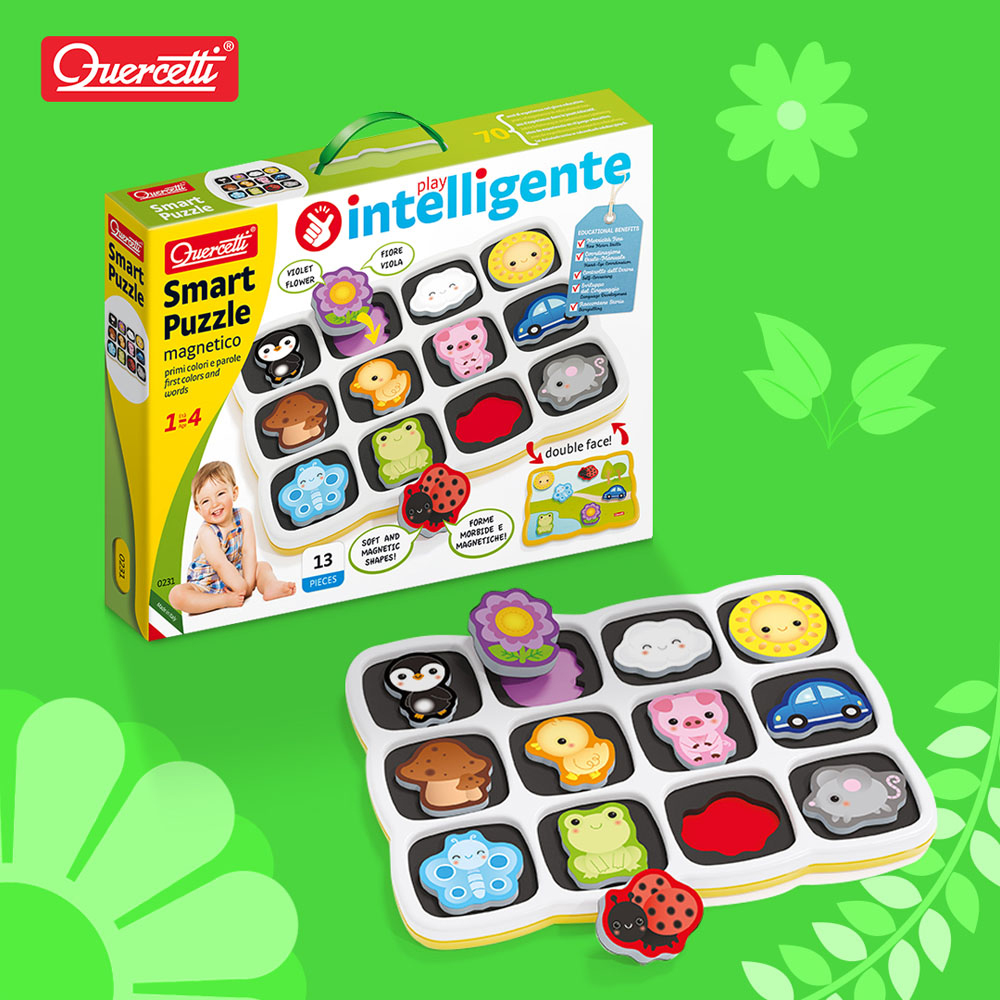 Quercetti First Words and Colours Smart Puzzle Image 6