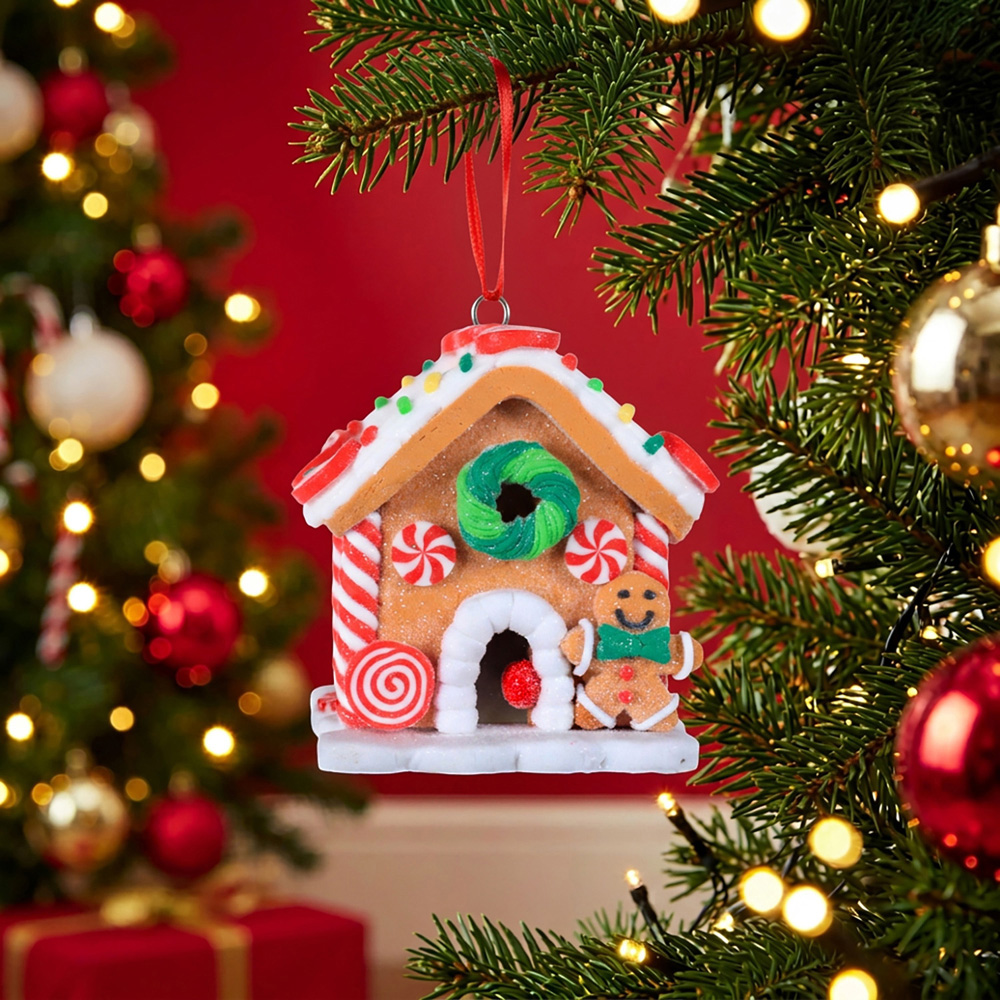 LED Gingerbread House Decoration Image 2