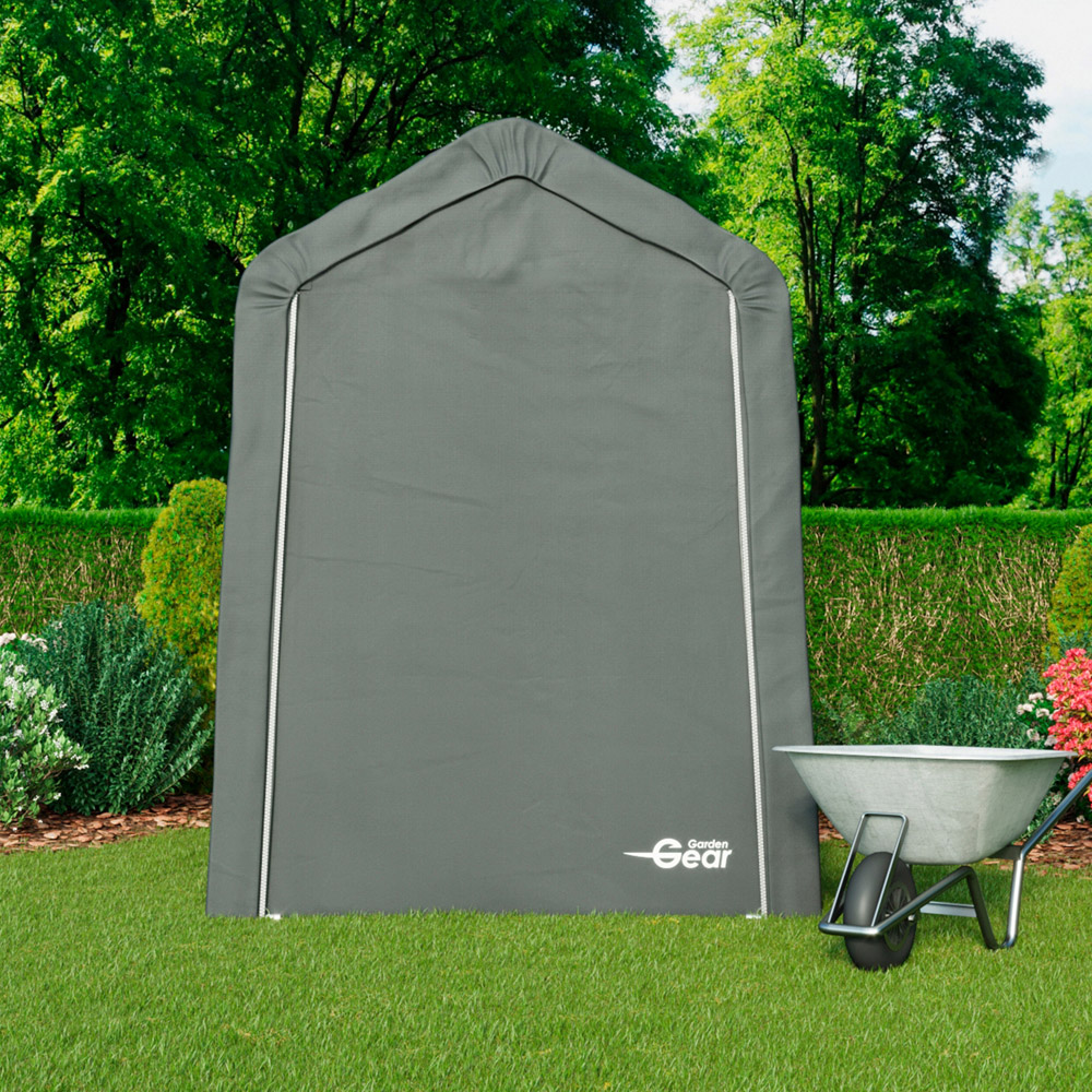 Garden Gear 8 x 12ft Grey Portable Garden Shed Image 4