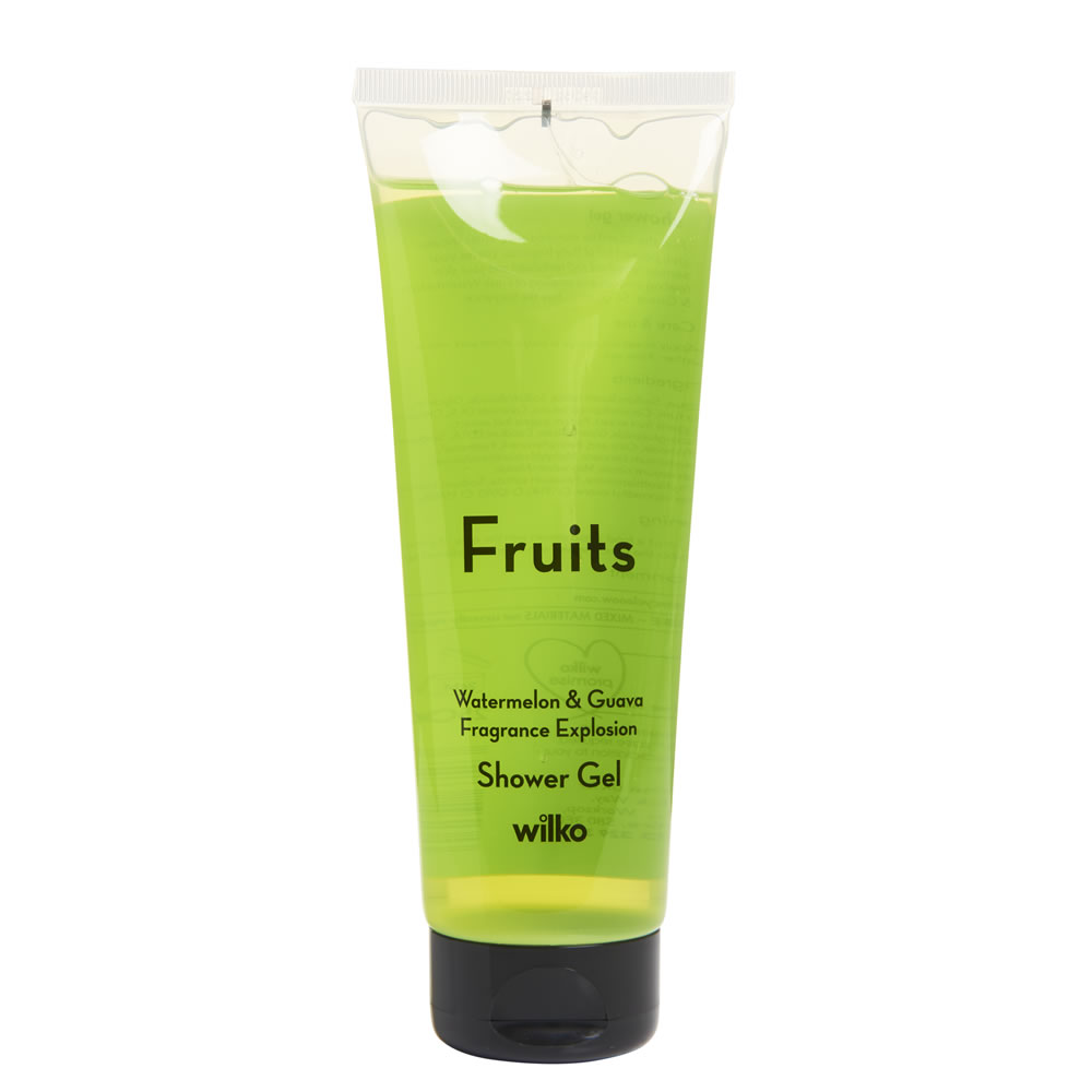 Wilko Fruits Watermelon And Guava Shower Gel 250ml Wilko