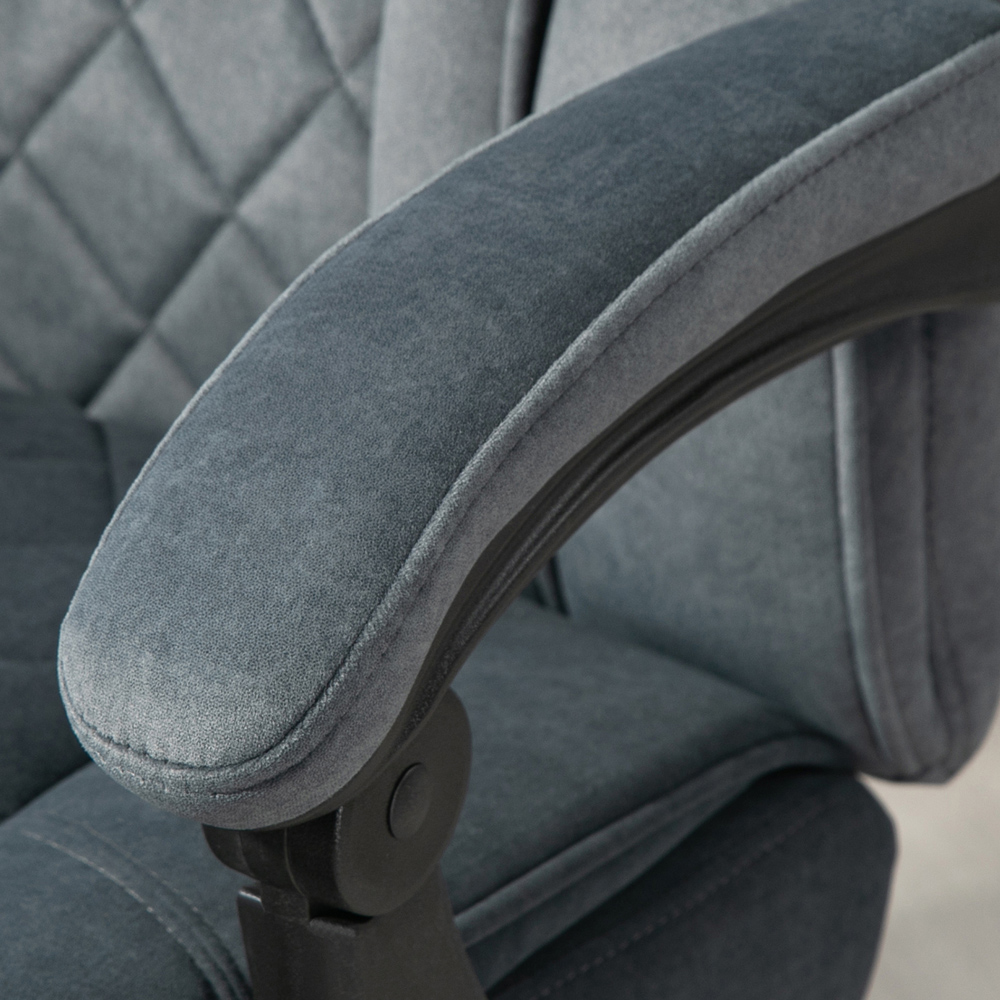 Vinsetto Dark Grey Heated Reclining Massage Office Chair Image 3