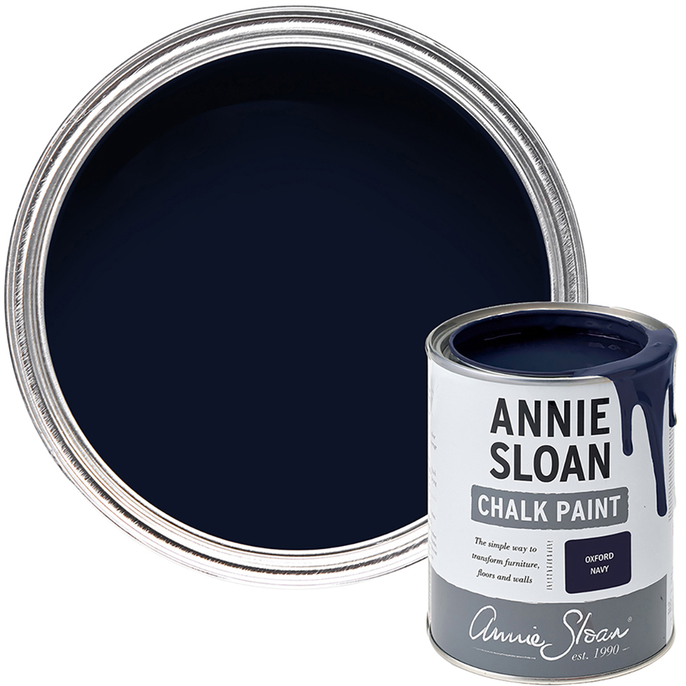 Annie Sloan Oxford Navy Matt Chalk Paint 1L Image 1