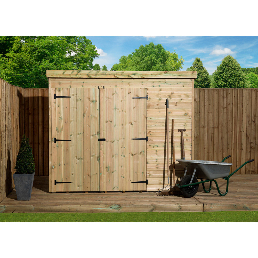 Empire Sheds 4000 7 x 6ft Double Door Tongue and Groove Pent Garden Shed Image 3