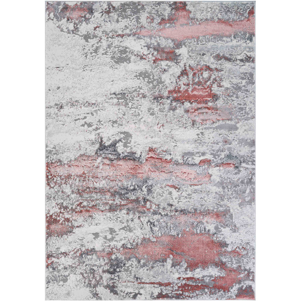 Desire Rugs Onyx Pink Living Room Abstract Area Rug 200 x 290cm Image 1
