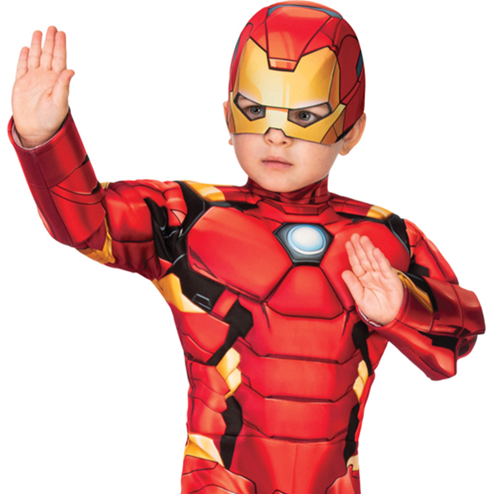 Marvel Deluxe Iron Man Toddler Costume Age 3 to 4 Years Image 2