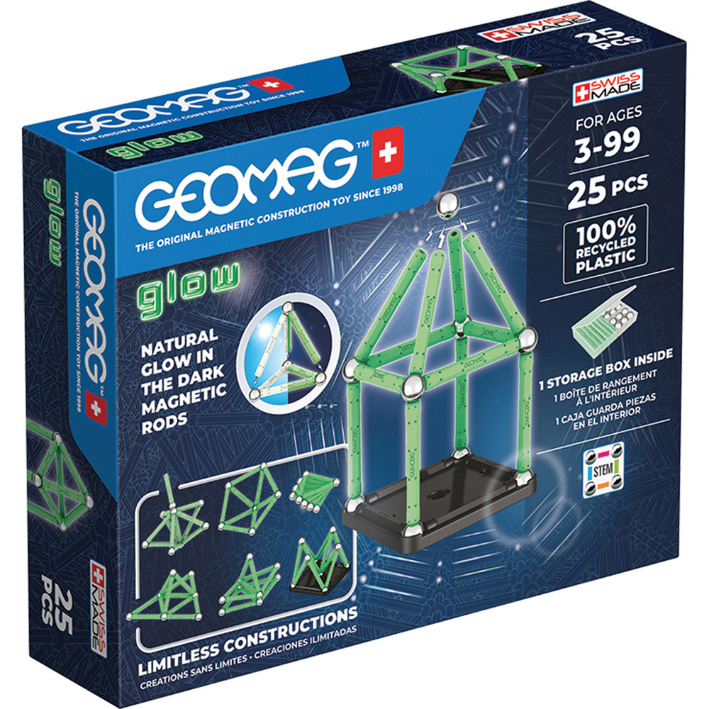 Geomag Glow Recycled Set 25 Piece Image 1