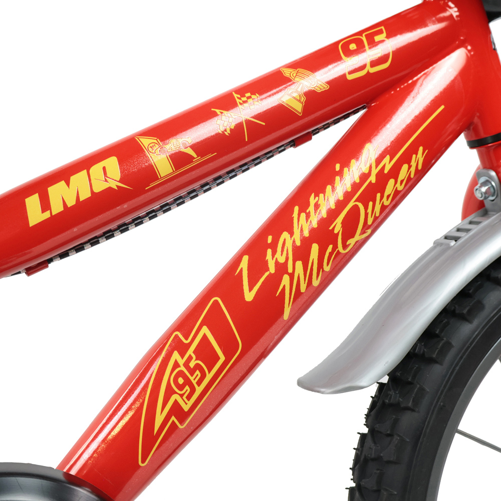 Denver Disney Cars 16 inch Kids Bicycle with Stabilisers Image 4