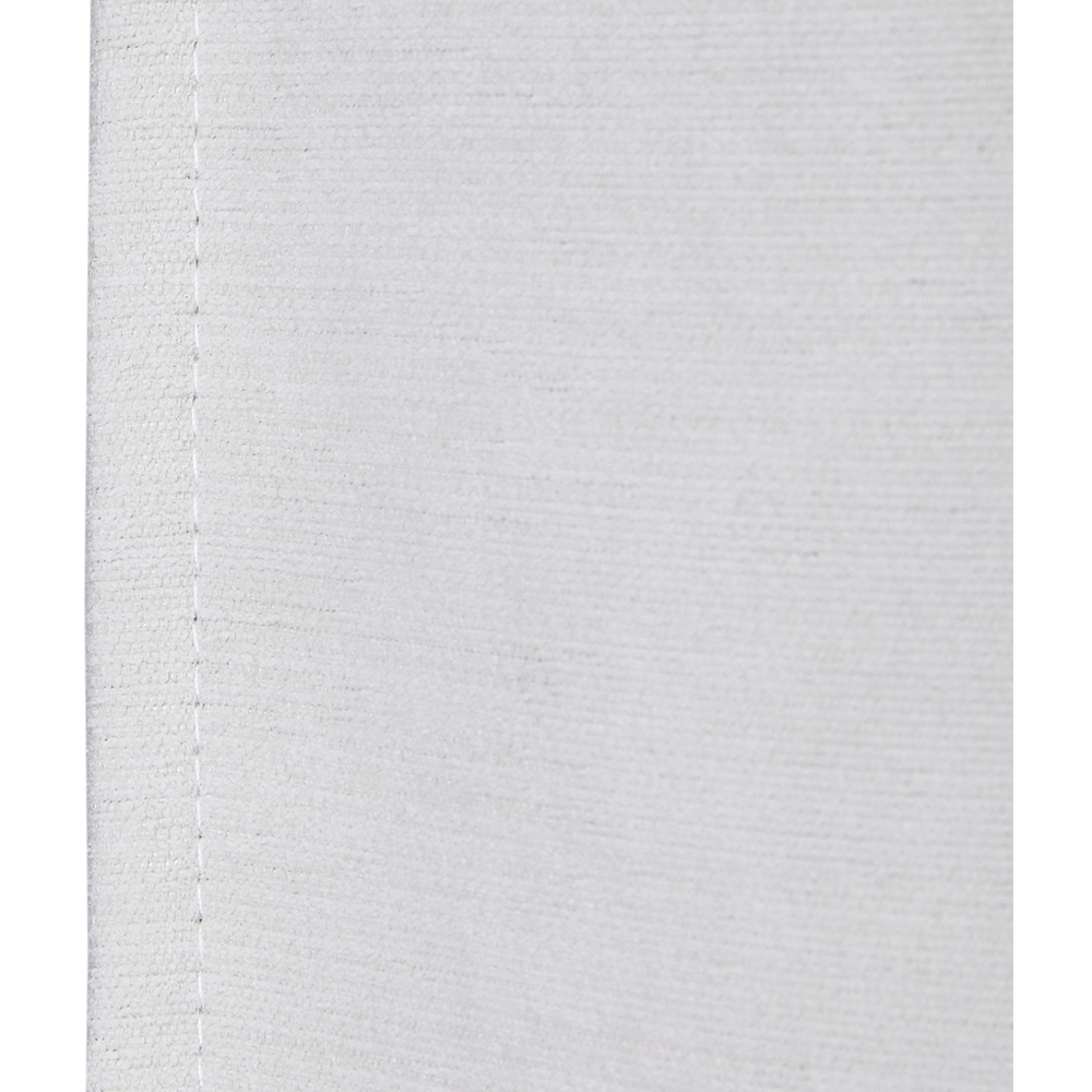 Living and Home Solid Beige White Blackout Chenille Curtains 117 x 183cm Image 6