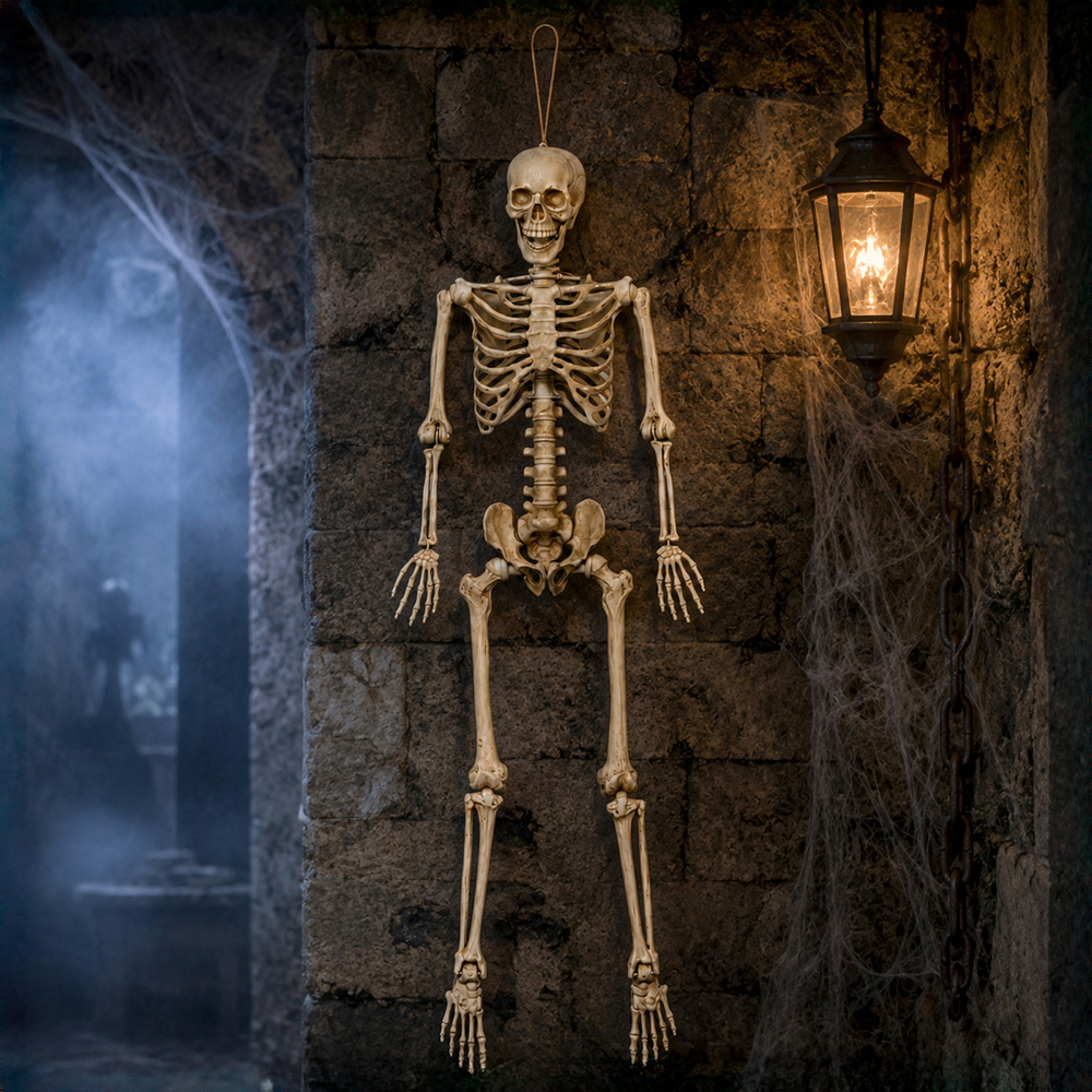 Samuel Alexander Posable Full Body Skeleton Halloween Decoration 5ft Image 9
