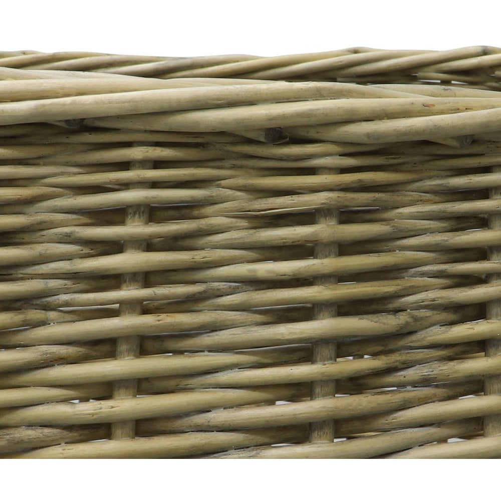 JVL Willow Antique Wash Log Basket Image 6