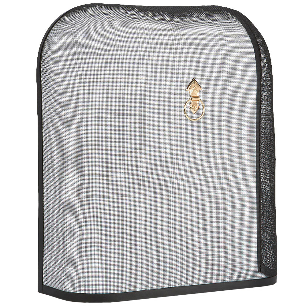 Inglenook Fireside Brass Dome Fireplace Guard Image 1