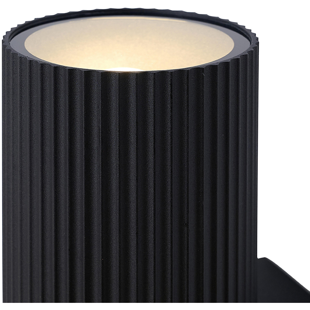 Nordlux Kyklop Ripple Black Maxi Wall Light Image 5