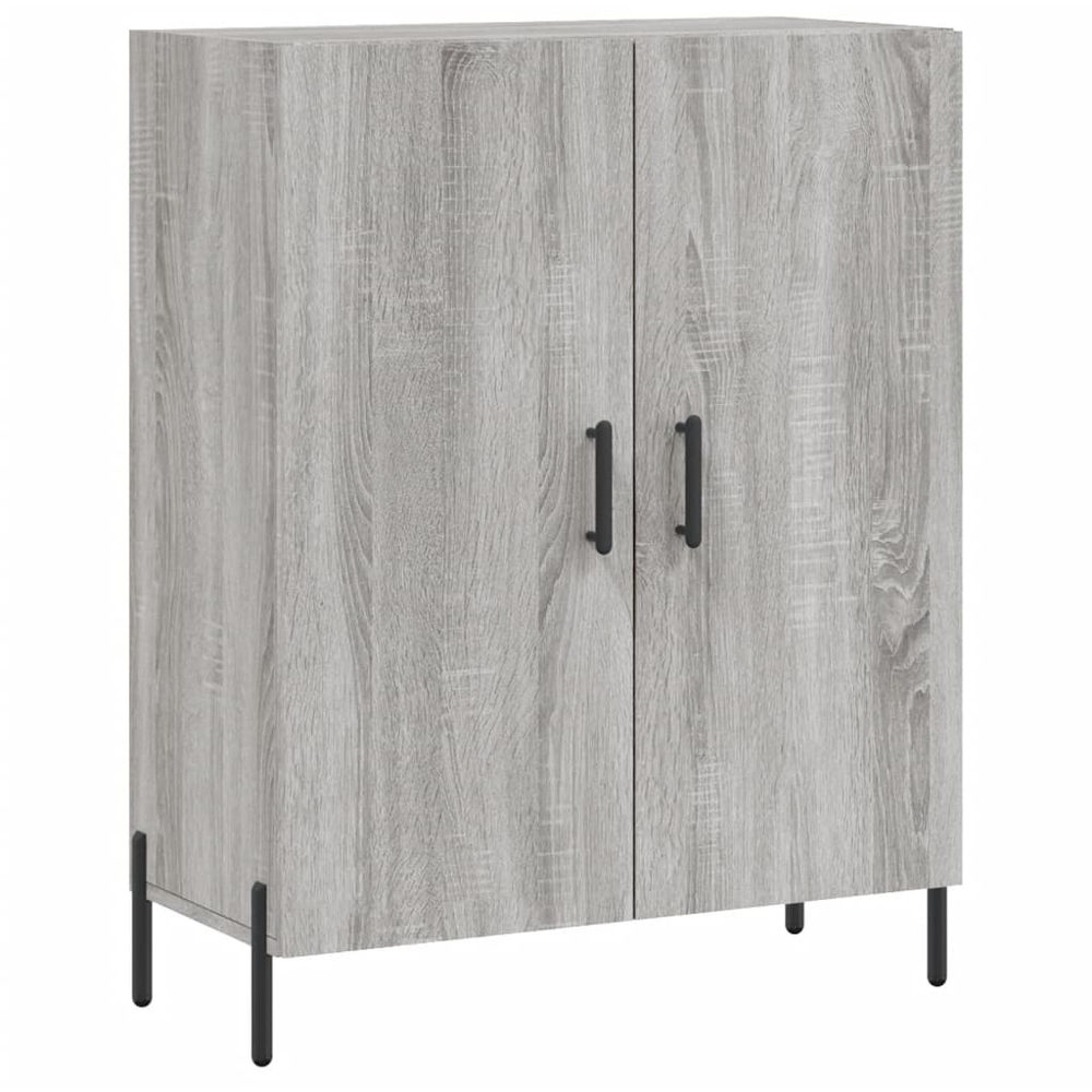 vidaXL 2 Door 3 Shelf Grey Sonoma Tall Highboard Image 7