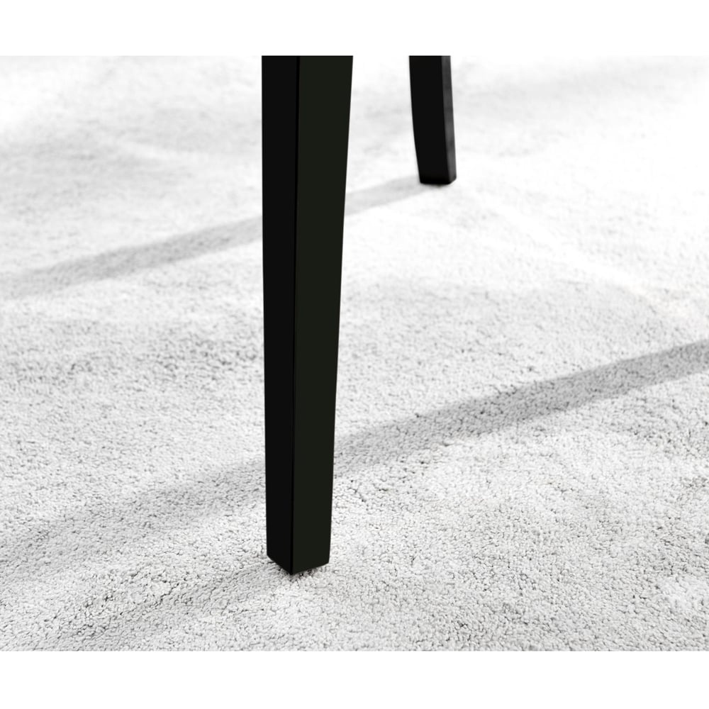 Furniturebox Kennsington Set of 2 Grey Velvet Knockerback Dining Chair Image 5