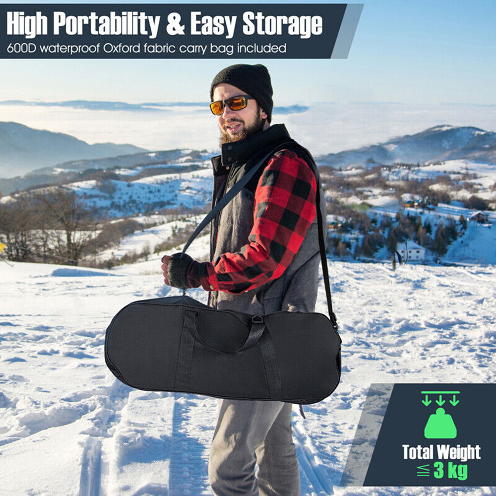 Costway 4 in 1 Lightweight Terrain Snowshoes 21 inch Image 6
