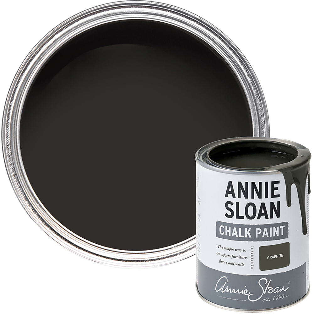 Annie Sloan Graphite Matt Chalk Paint 1L Image 1