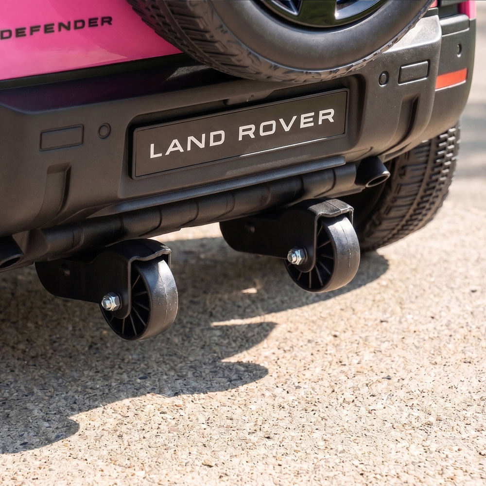 AIYAPLAY Kids Pink Licensed Land Rover Defender Ride-On Electric Car with Remote Control 12V Image 3