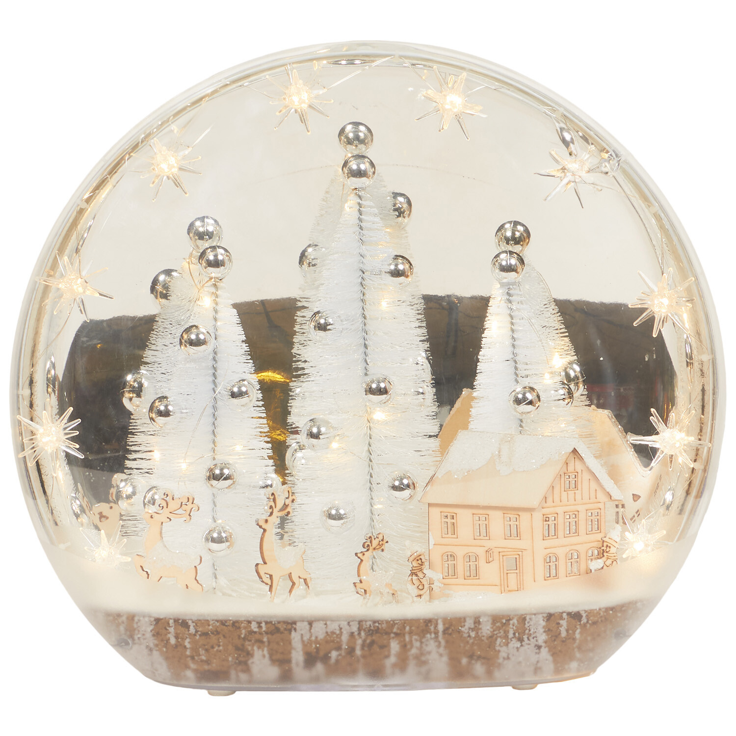 LED Winter Village Scene - White Image 2