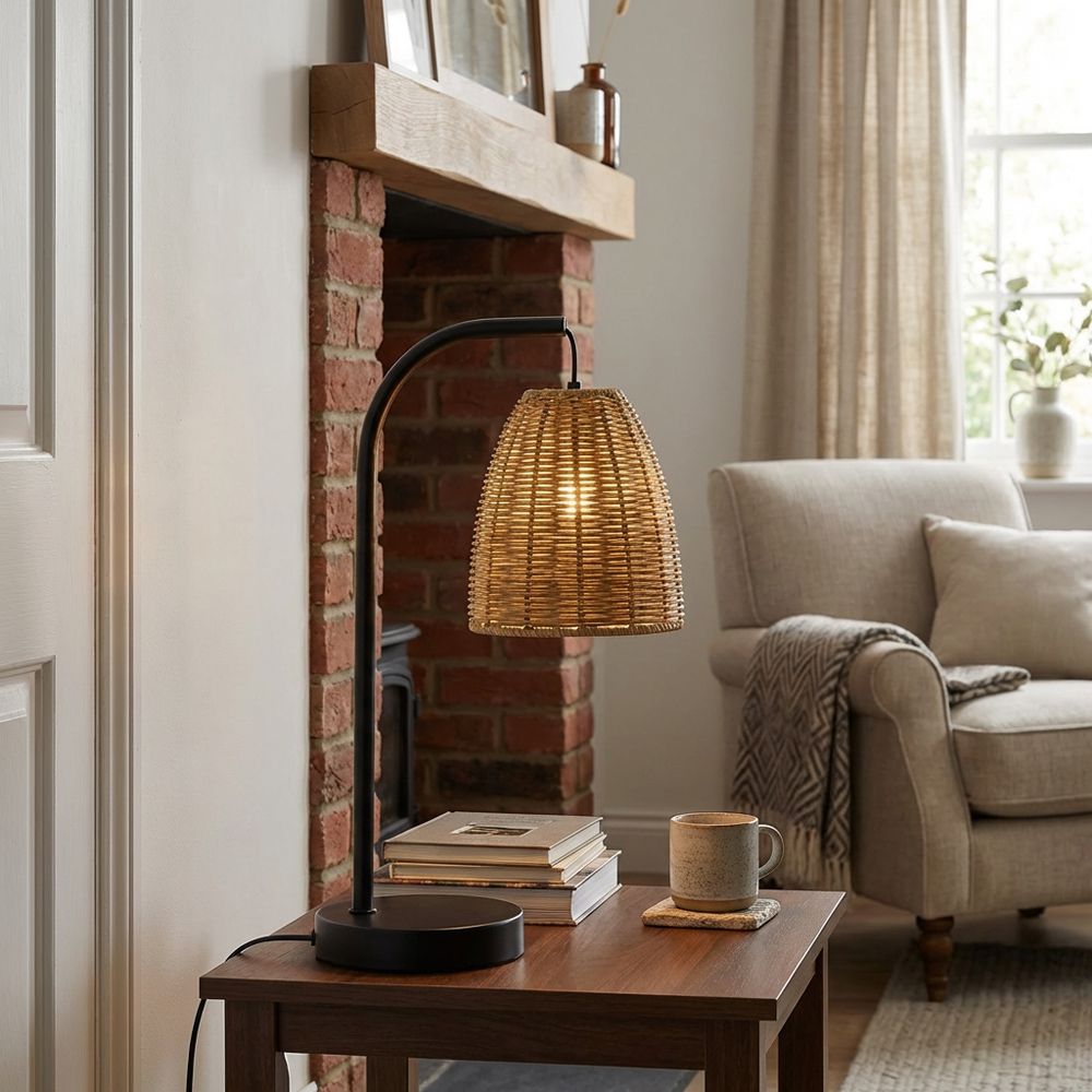 Rhyan Table Lamp - Black Image 6