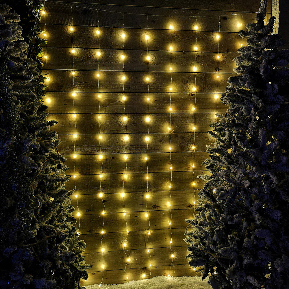Samuel Alexander 300 Warm White LED Christmas Curtain Light 2.1m Image 5