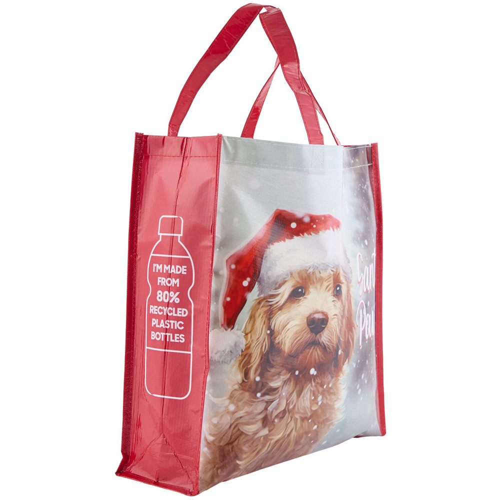 Assorted Santa Paws Shopper Bag Multicolour Image 3