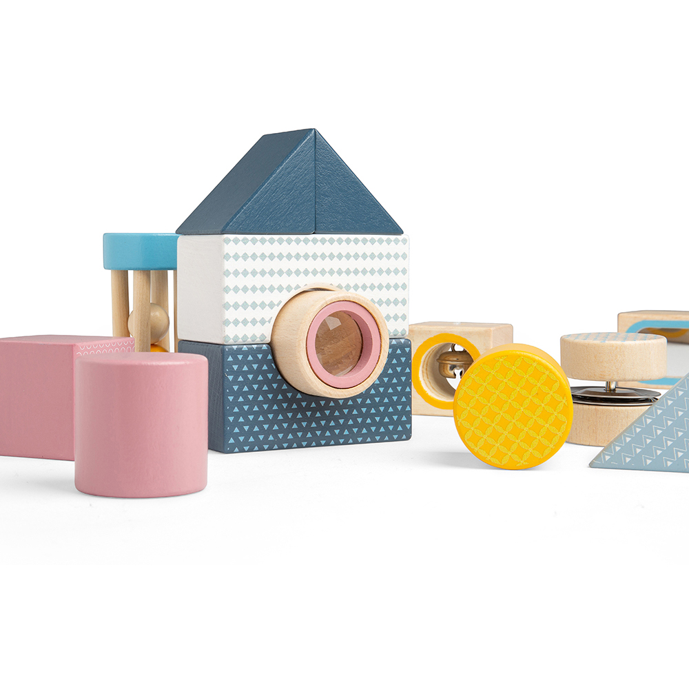 Bigjigs Toys Wooden Sensory Explorer Blocks Image 3