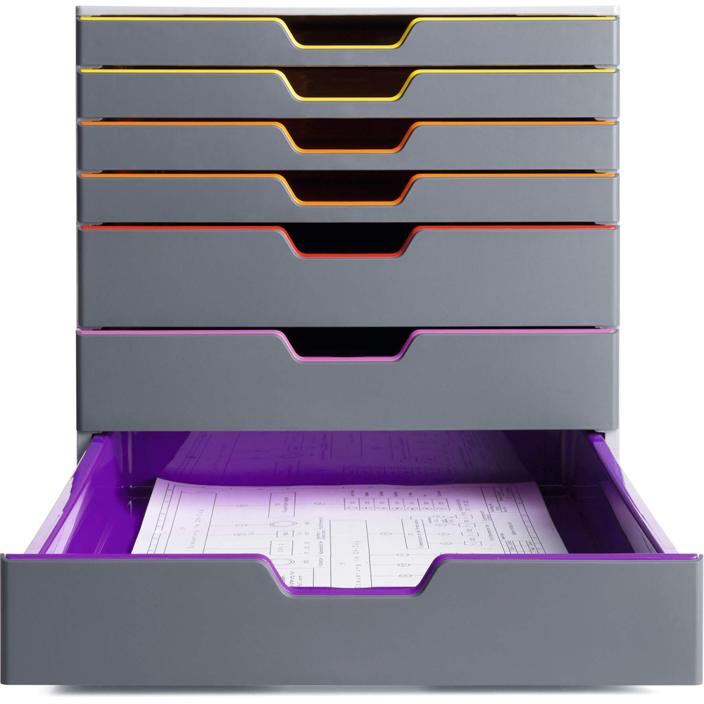 Durable VARICOLOR A4+ 7 Drawer Colour Coded Desk Organiser Image 7