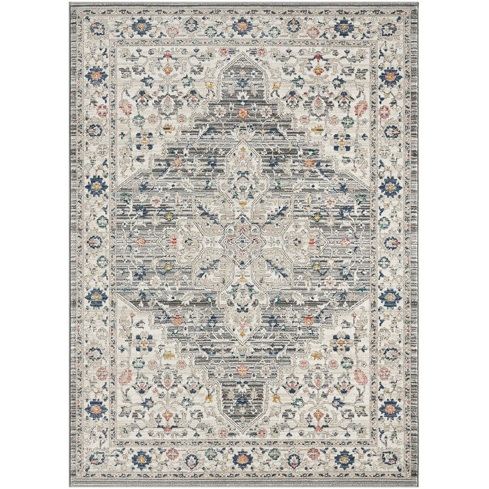 Portland Urco Clara Nuevo Grey Textured Rug 80 x 150cm Image 2