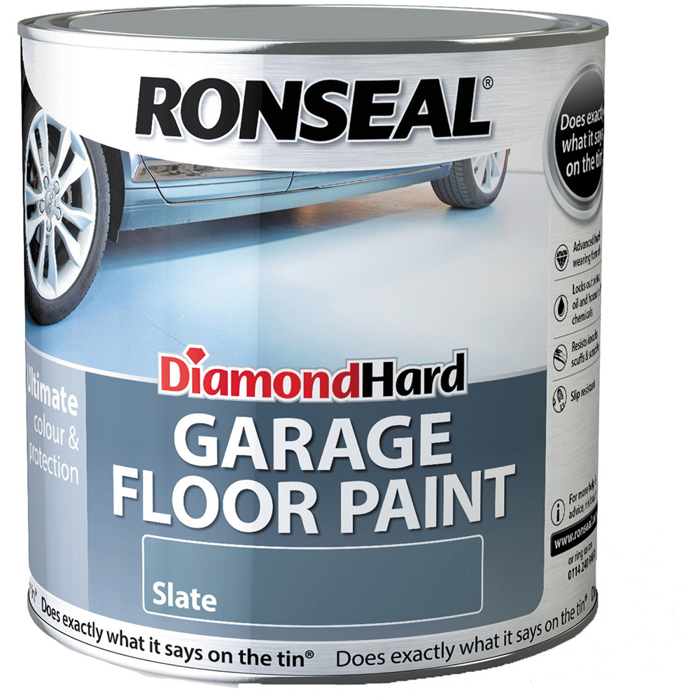 Ronseal Diamond Hard Slate Garage Floor Paint 2.5L Image 2